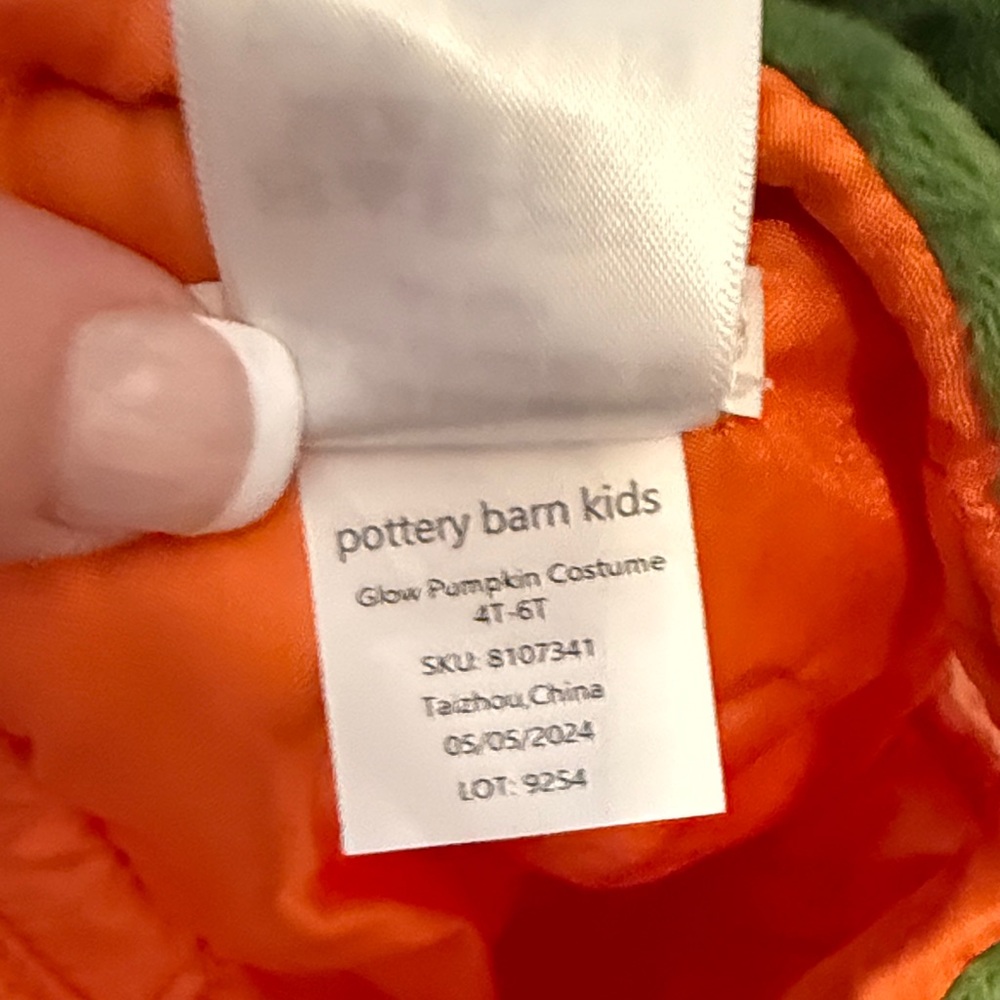 PBK Costume for Kids - Orange and Green - Picture 2 of 2